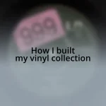 How I built my vinyl collection